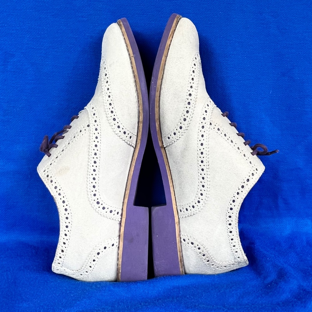 🚫SOLD!*|•COLE HAAN•| Alisa Wingtip Oxford • Unique Taupe/Purple* - Picture 9 of 16
